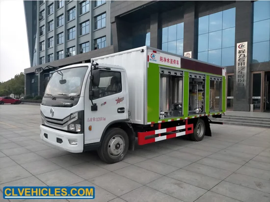 Camion mobile per il trattamento della purificazione dell'acqua Camion per il filtro dell'acqua ad osmosi inversa