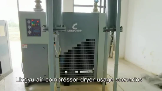 Produttore di essiccatori frigoriferi per compressori d'aria ad alta temperatura di ingresso 80c R410A Essiccatore refrigerato per aria compressa